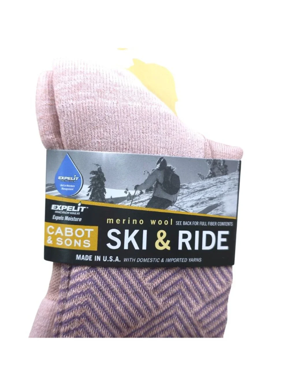 Cabot & Sons Womens Ski & Ride Merino Wool Socks One Size Made In USA